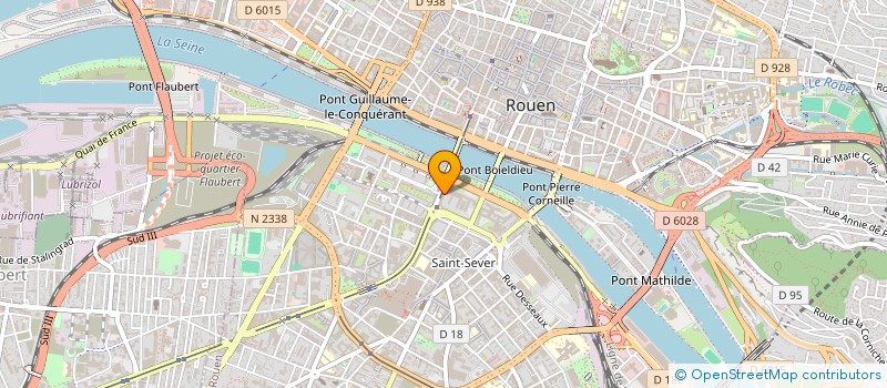 localisation de l'entreprise CACHA à ROUEN