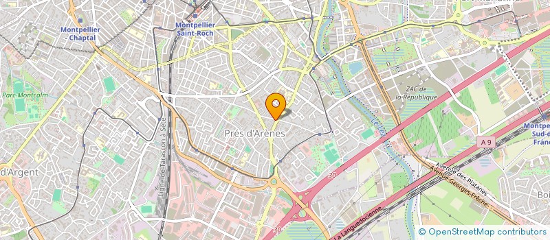 localisation de l'entreprise CACHAFAZ à MONTPELLIER