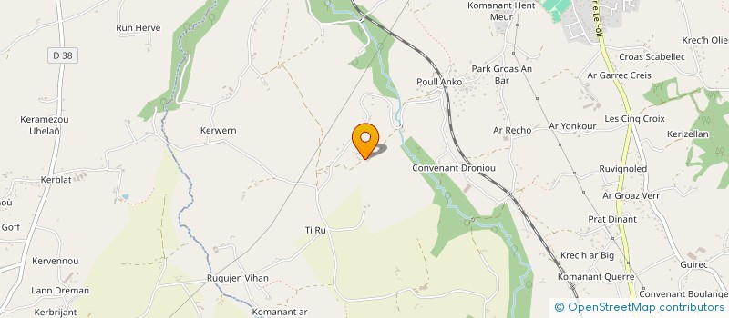 localisation de l'entreprise CACHALOT RECORDS  PLOUBEZRE