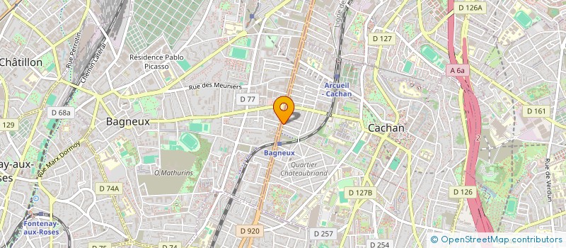 localisation de l'entreprise CACHAN AMPERE VINGT HUIT à CACHAN