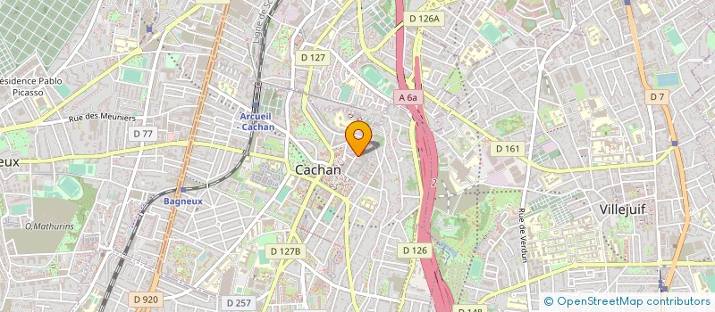 localisation de l'entreprise CACHAN FIT à CACHAN