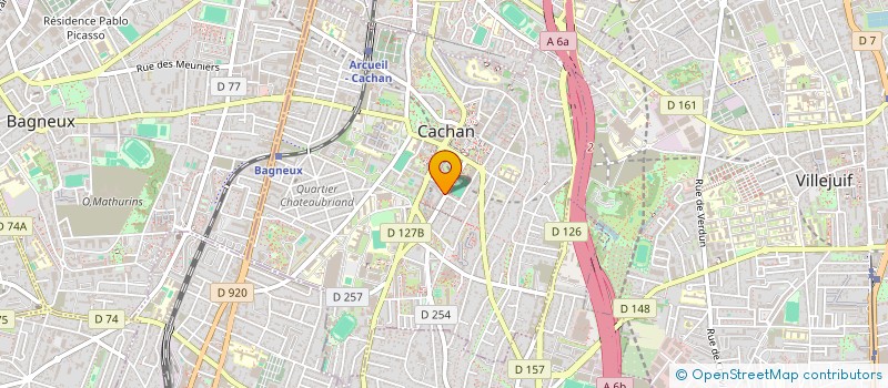 localisation de l'entreprise CACHAN SPORTS à CACHAN