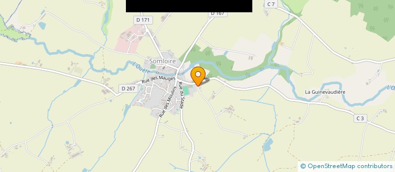 localisation de l'entreprise CACHANAIS  SOMLOIRE