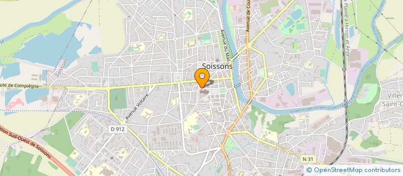 localisation de l'entreprise CACHARAN à SOISSONS