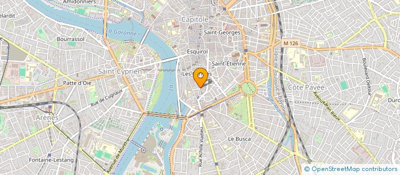 localisation de l'entreprise CACHAREL CONSULTING  TOULOUSE