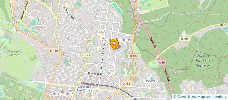 localisation de l'entreprise CACHATI HOLDING à VERSAILLES