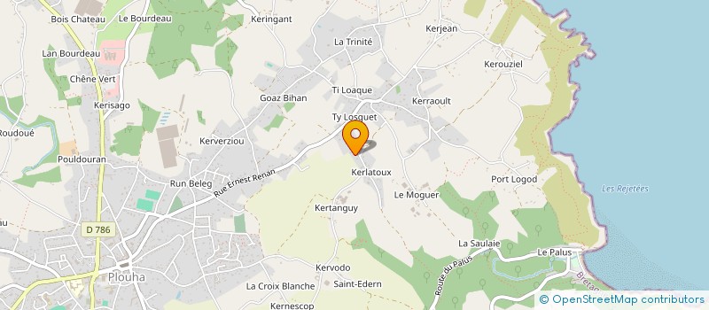 localisation de l'entreprise CACHE A L'EAU  PLOUHA