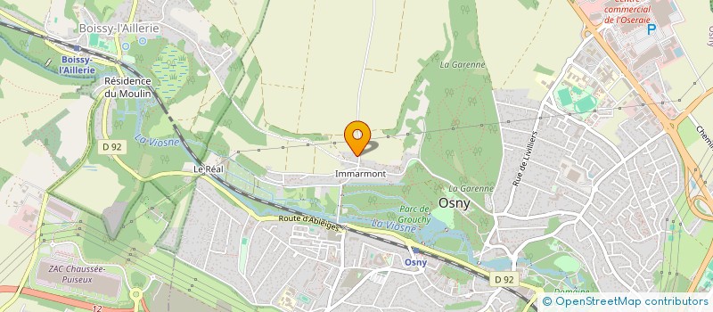 localisation de l'entreprise CACHE CAILLOUX EDITIONS  OSNY