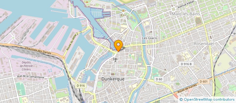 localisation de l'entreprise CACHEMIRE à DUNKERQUE