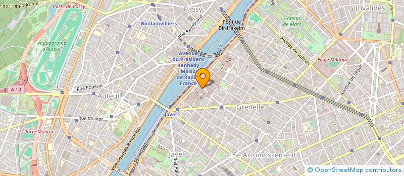 localisation de l'entreprise CACHEMIRE SAINT HONORE  PARIS