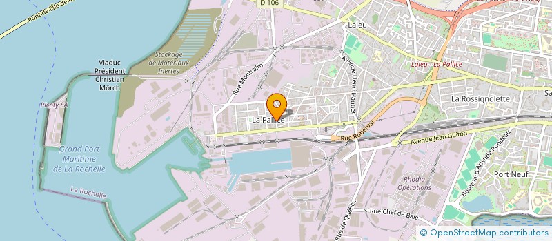 localisation de l'entreprise CACHENAUD - GREGOIRE  LA ROCHELLE