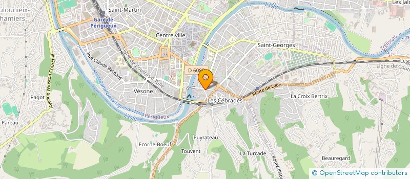 localisation de l'entreprise CACHEPUR à PERIGUEUX