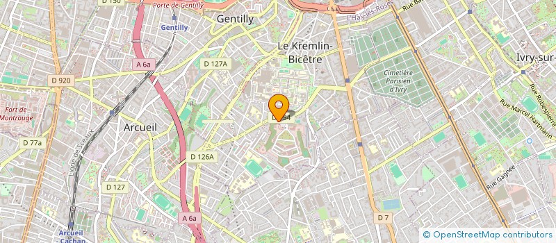 localisation de l'entreprise CACHOTERIES PARISIENNES  LE KREMLIN-BICETRE