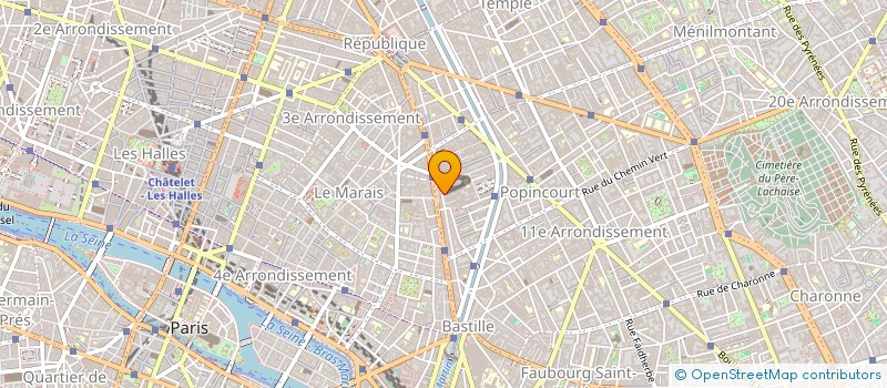 localisation de l'entreprise CACHOU  PARIS