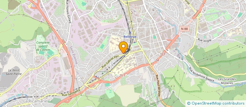 localisation de l'entreprise CACI EURL  SAINT-ETIENNE