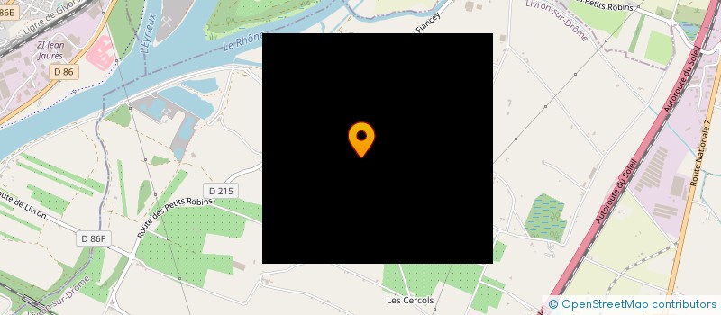 localisation de l'entreprise CACJL  LIVRON SUR DROME