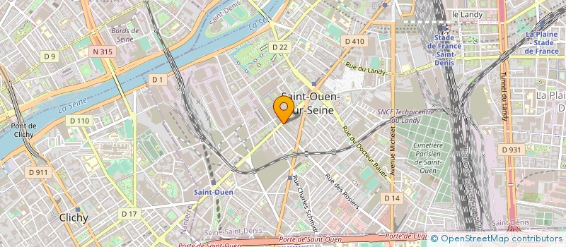 localisation de l'entreprise CACO à SAINT-OUEN-SUR-SEINE
