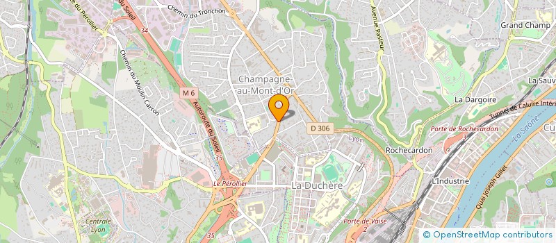 localisation de l'entreprise CACO HOLDING à CHAMPAGNE-AU-MONT-D'OR