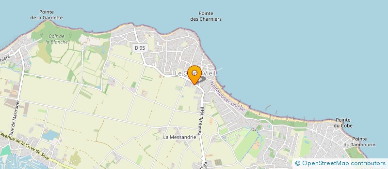 localisation de l'entreprise CACQUENO  NOIRMOUTIER EN L'ILE