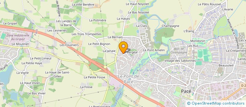 localisation de l'entreprise CACTUS  PACE