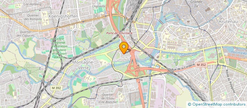 localisation de l'entreprise CACTUS à STRASBOURG