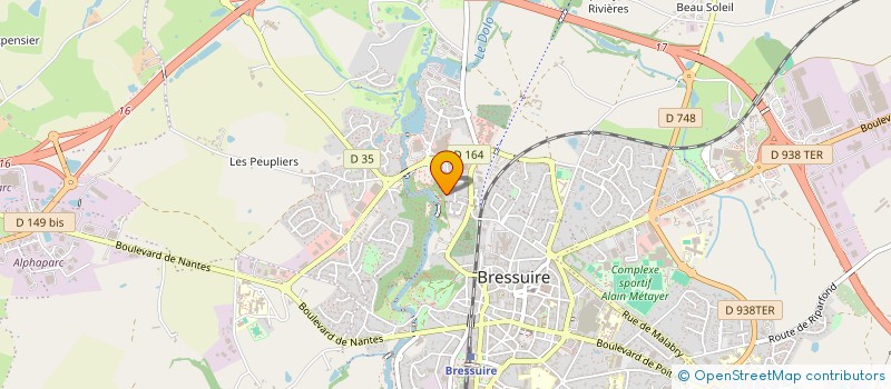 localisation de l'entreprise CACTUS  BRESSUIRE