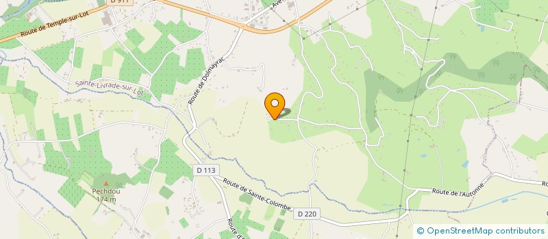 localisation de l'entreprise CACTUS  SAINTE-LIVRADE-SUR-LOT