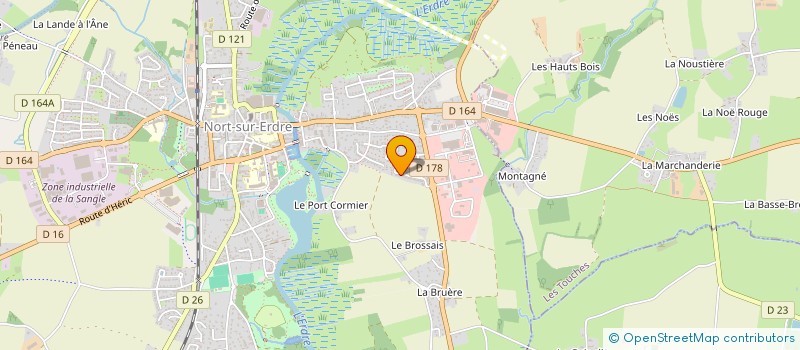 localisation de l'entreprise CACTUS  NORT-SUR-ERDRE