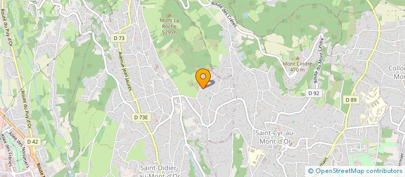localisation de l'entreprise CACTUS A.G.L.  SAINT-DIDIER-AU-MONT-D'OR