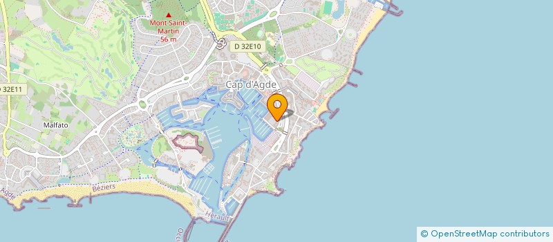 localisation de l'entreprise CACTUS & COYOTE à AGDE