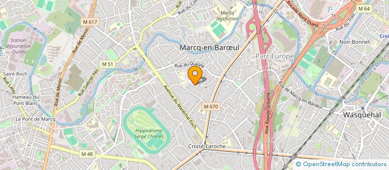 localisation de l'entreprise CACTUS DE CYBERIE EURL à MARCQ-EN-BARŒUL