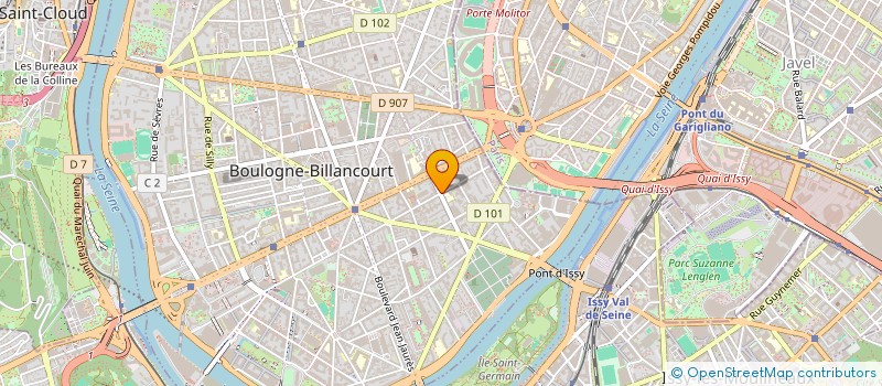 localisation de l'entreprise CACTUS EUROPE à BOULOGNE-BILLANCOURT