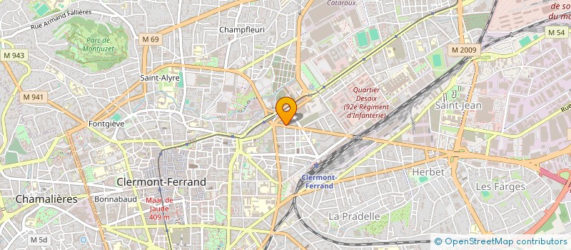 localisation de l'entreprise CACTUS HOLDING  CLERMONT-FERRAND