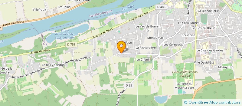 localisation de l'entreprise CACTUS INK  AMBOISE