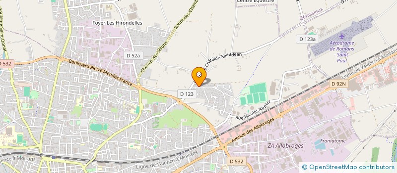 localisation de l'entreprise CACTUS LOCK  ROMANS-SUR-ISERE