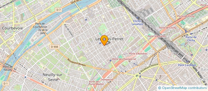 localisation de l'entreprise CACTUS LOUISE MICHEL à LEVALLOIS-PERRET