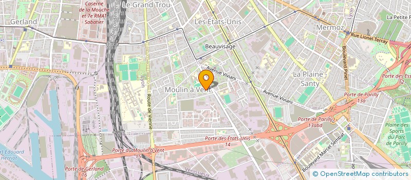 localisation de l'entreprise CACTUS SPIRIT  VENISSIEUX