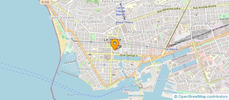 localisation de l'entreprise CACTUUS  LE HAVRE