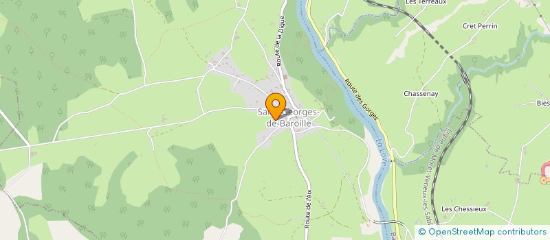 localisation de l'entreprise CACVA INVEST  SAINT-GEORGES-DE-BAROILLE