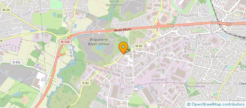 localisation de l'entreprise CACVET à COLOMIERS