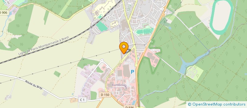 localisation de l'entreprise CACYDEE à RAMBOUILLET