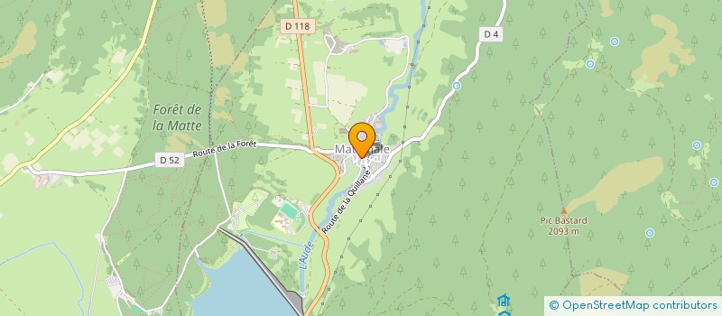 localisation de l'entreprise CAD  FORMIGUERES