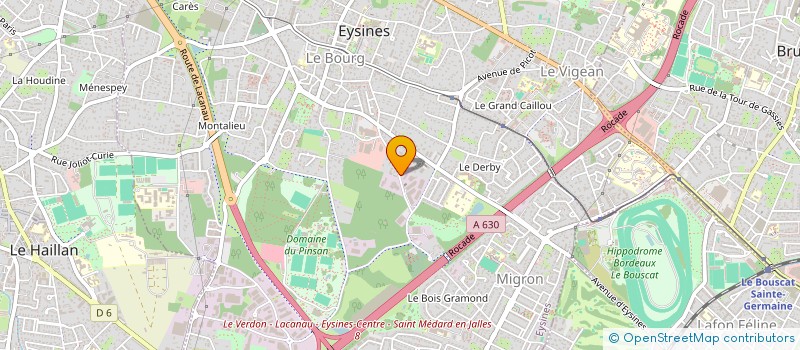 localisation de l'entreprise CAD à EYSINES