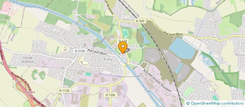 localisation de l'entreprise CAD  AUBY