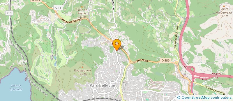 localisation de l'entreprise CAD  BANDOL