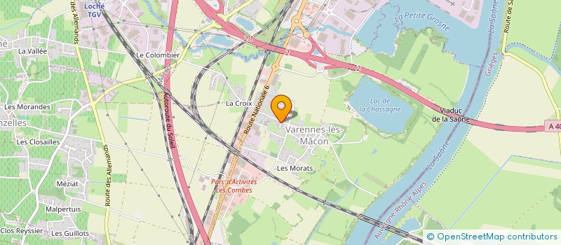 localisation de l'entreprise CAD à VARENNES-LES-MACON