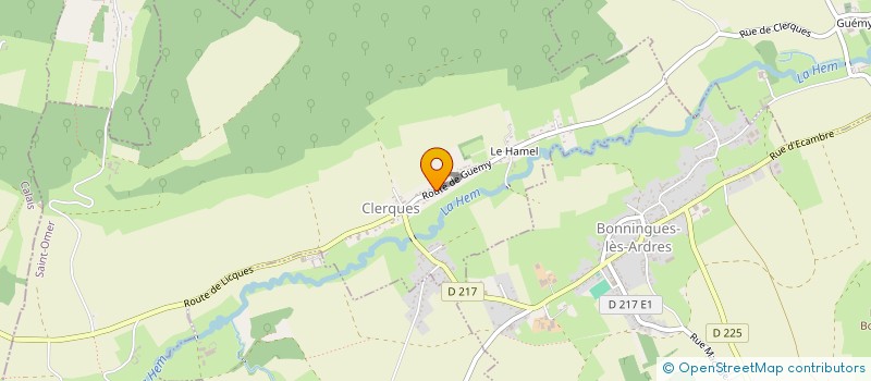 localisation de l'entreprise CAD'ART PAYSAGE  CLERQUES