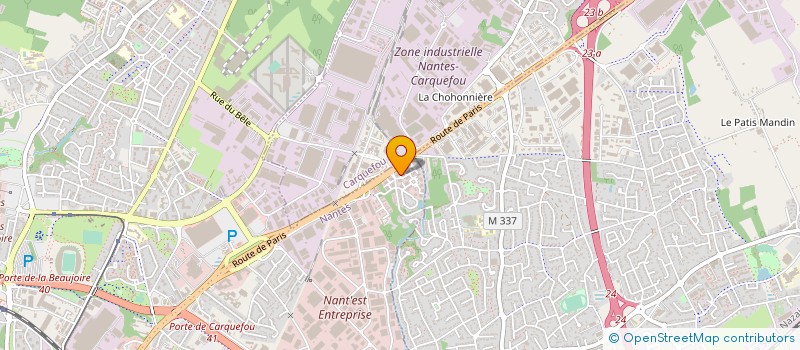 localisation de l'entreprise CAD ATLANTIQUE à NANTES