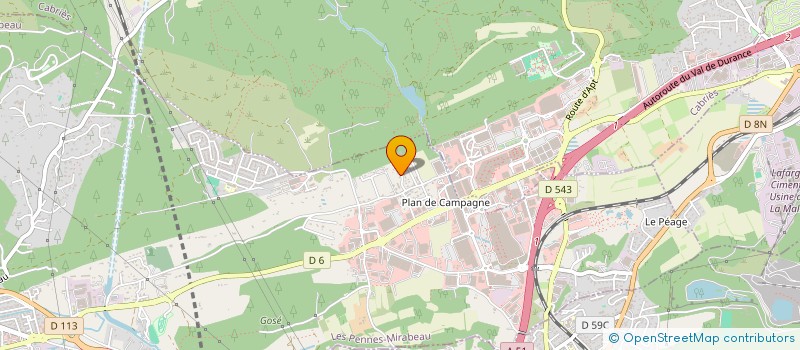 localisation de l'entreprise CAD CENTRE AUTO DISTRIBUTION à LES PENNES MIRABEAU