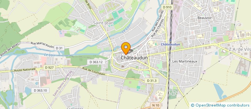 localisation de l'entreprise CAD CHATEAUDUN  VILLENEUVE-LE-ROI